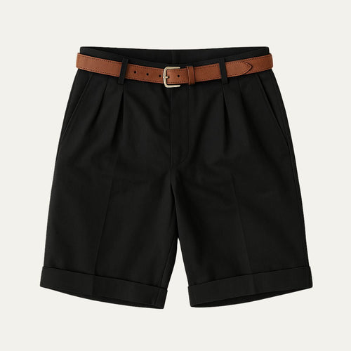 Bermuda uomo con risvolto