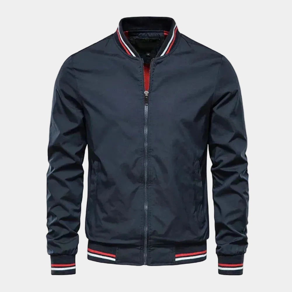 Bomber uomo con zip