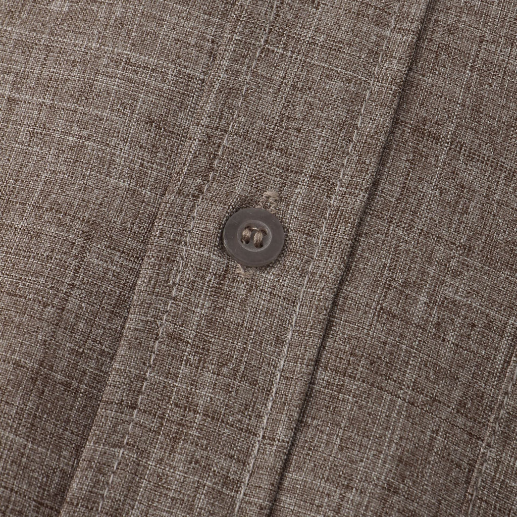 Camicia uomo collo coreana a maniche corte