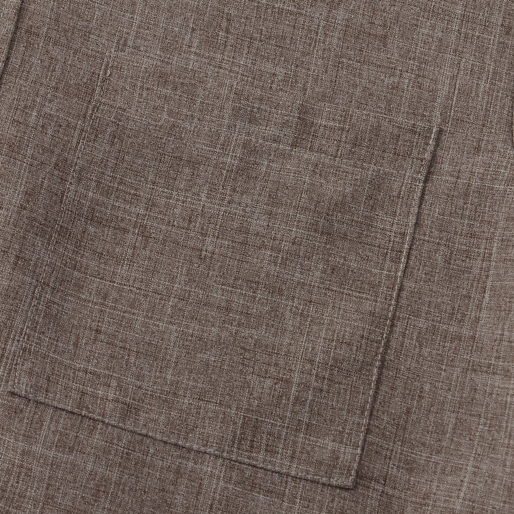 Camicia uomo collo coreana a maniche corte