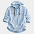 Camicia uomo con cappuccio e bottoni