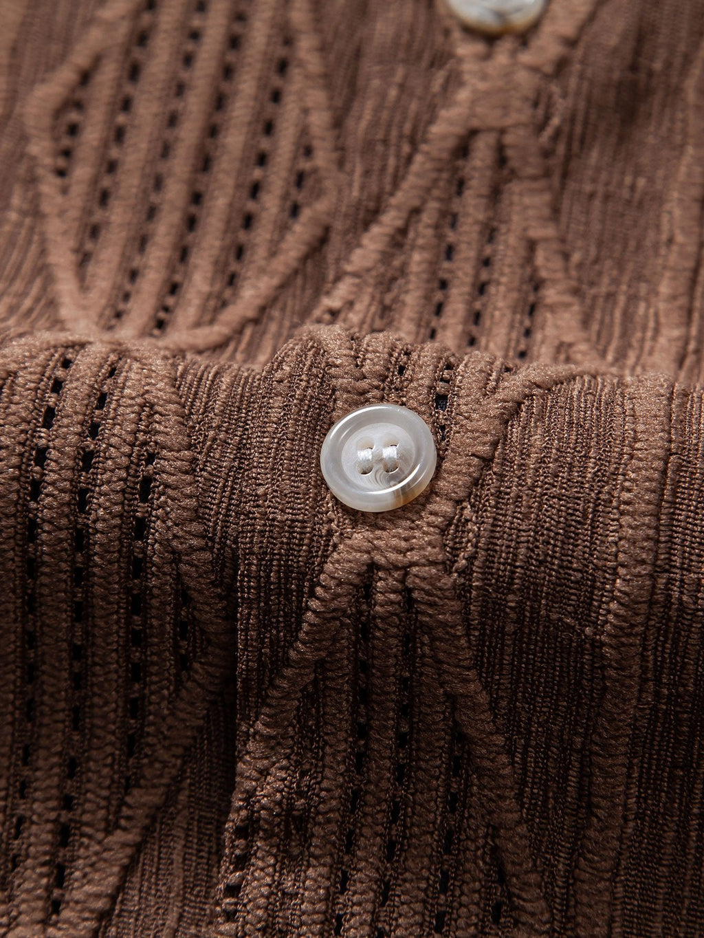 Camicia uomo con trama in rilievo