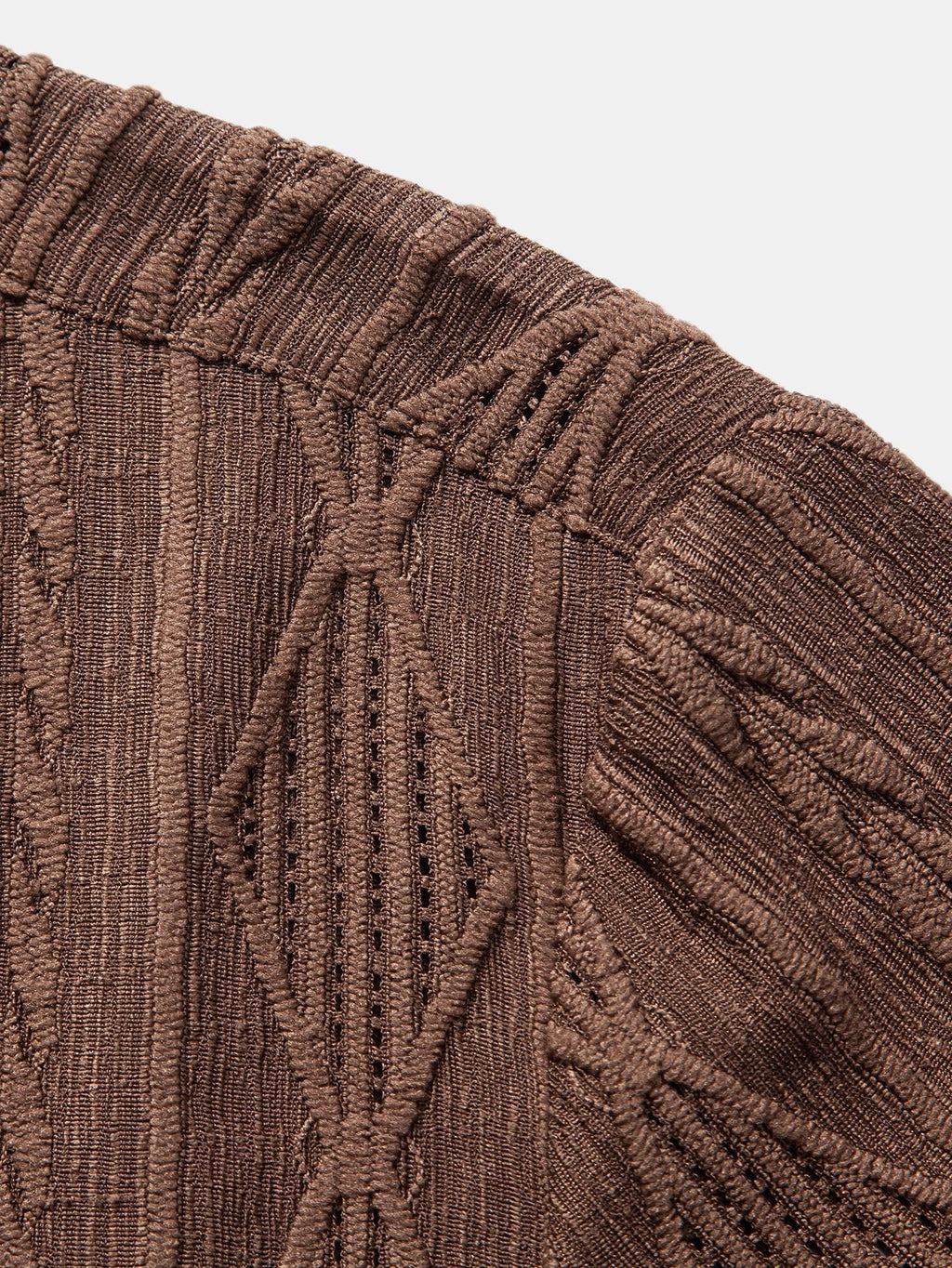Camicia uomo con trama in rilievo