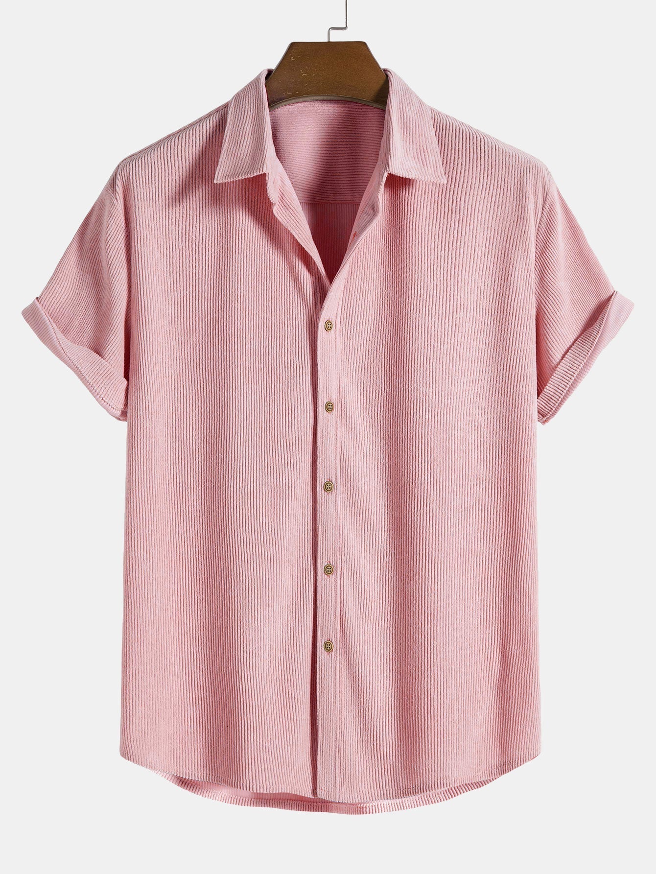 Camicia uomo maniche corte con bottoni