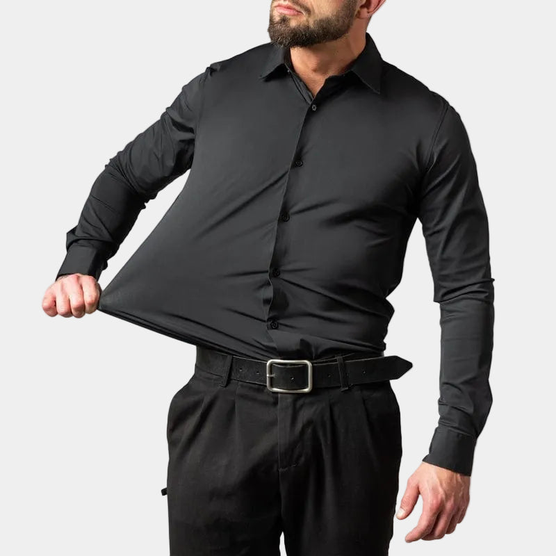 Camicia uomo maniche lunghe con bottoni