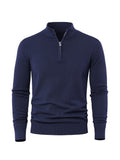 Maglione uomo collo camionneur con zip