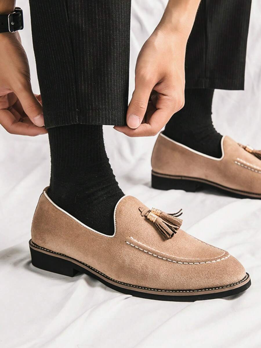 Men's Apron Toe Loafers