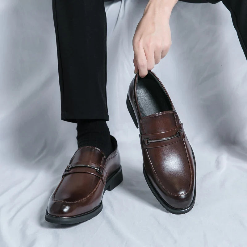 Men's Apron Toe Loafers