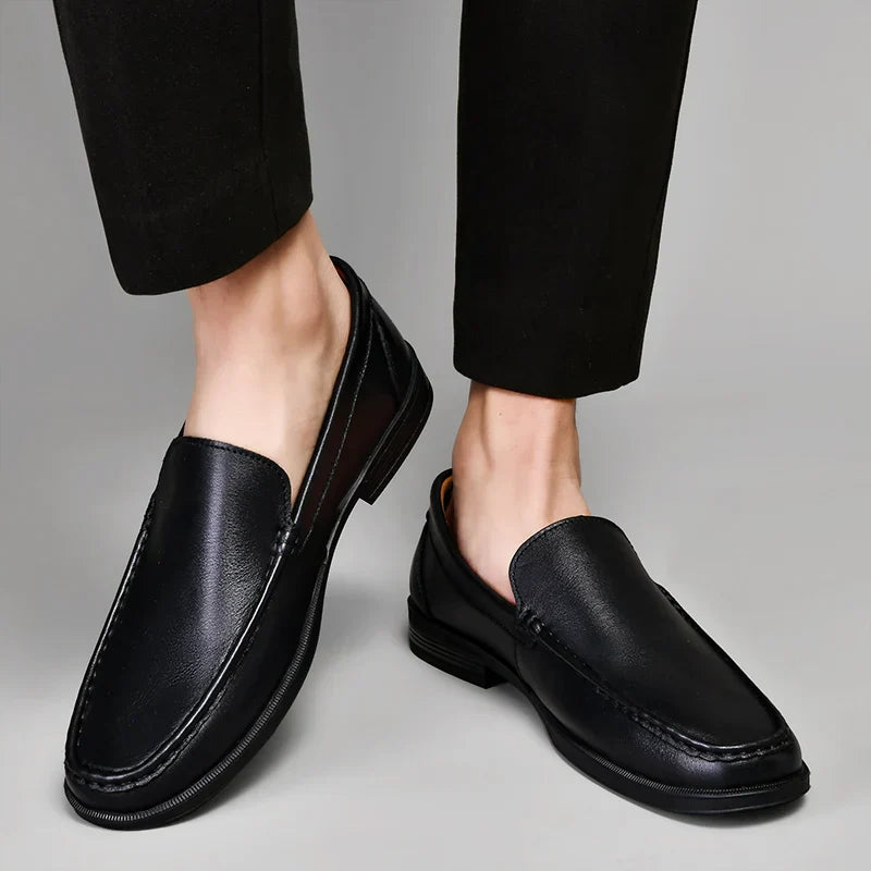 Men's Apron Toe Slip-On Loafers