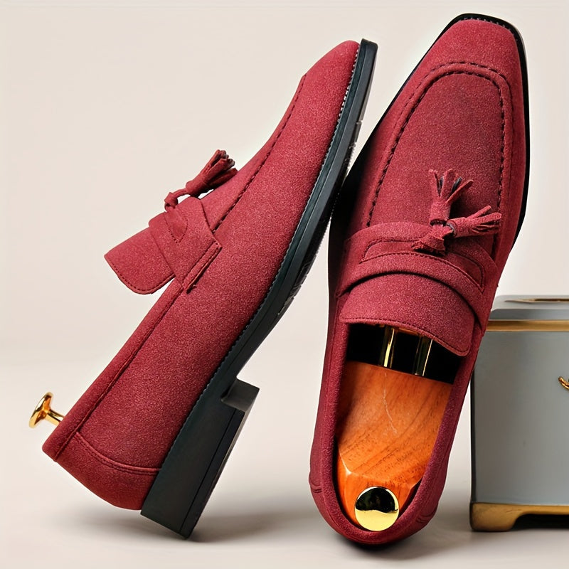 Men's Apron Toe Tassel Loafers