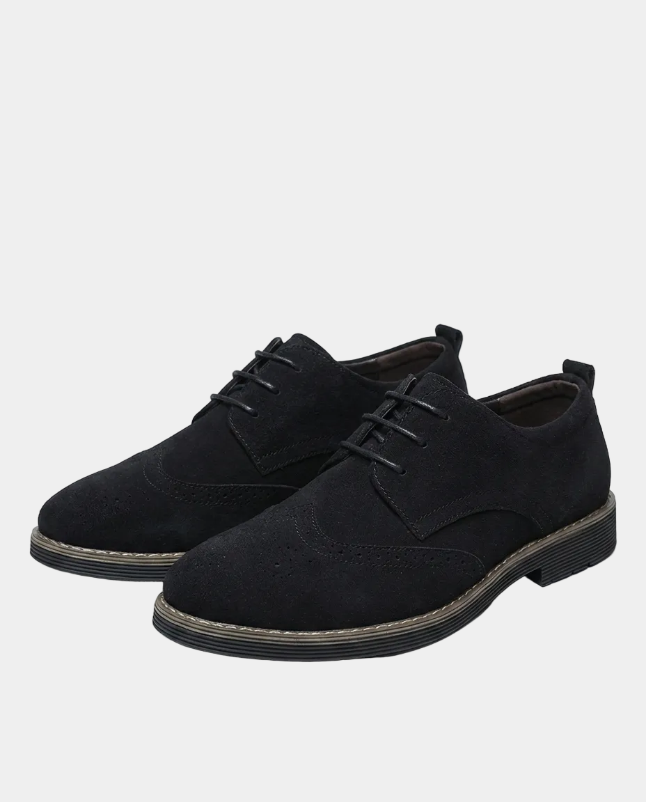Men's Cap Toe Brogue Derby Shoes