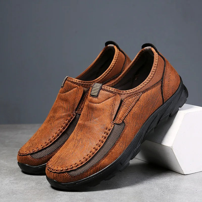 Men's Casual Moc Toe Loafers