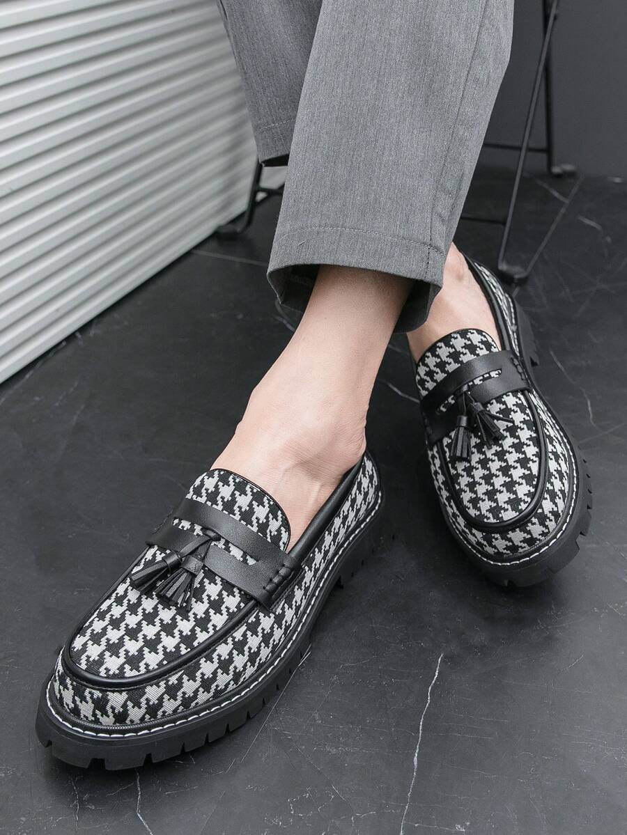Men's Chunky Sole Tassel Loafers