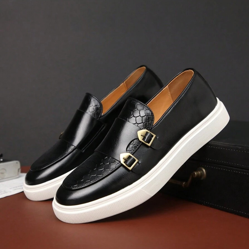 Men's Double Buckle Loafers