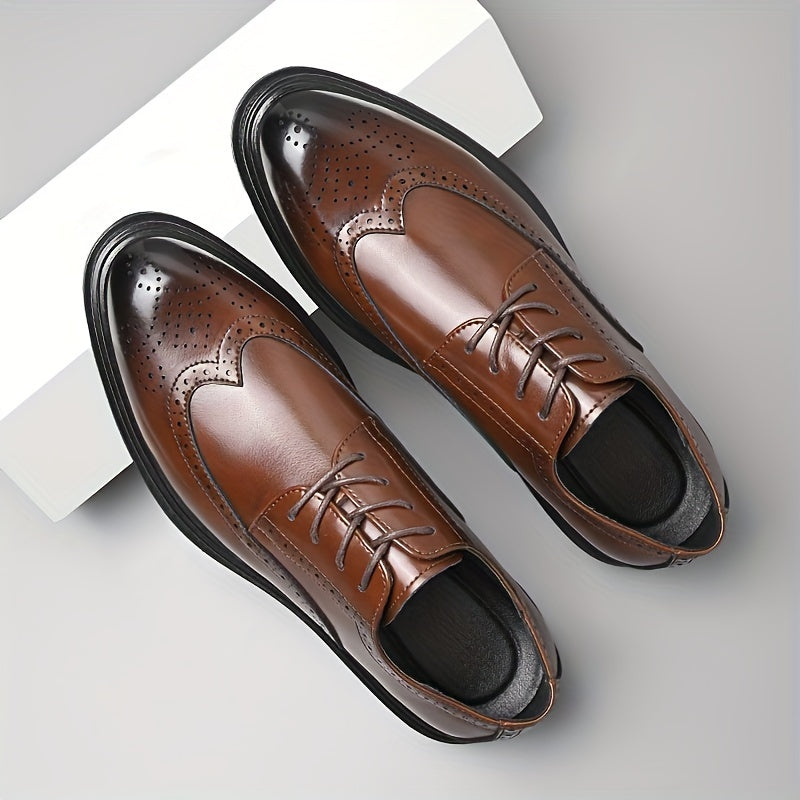 Men's Lace-Up Brogue Dress Shoes