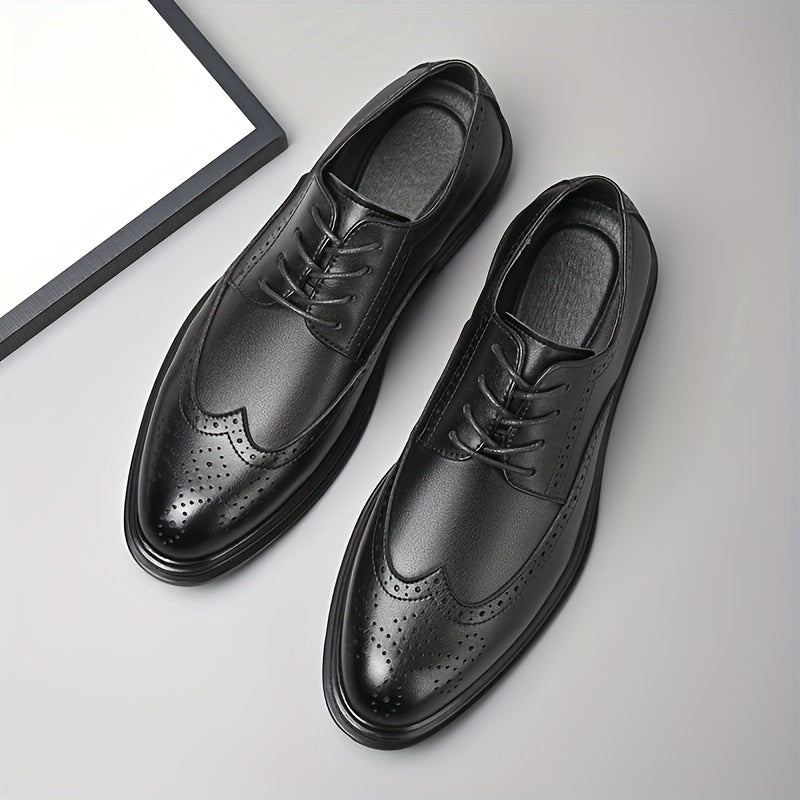 Men's Lace-Up Brogue Dress Shoes