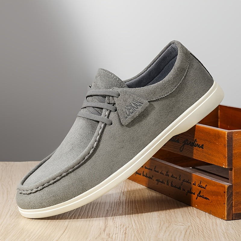Men's Lace-Up Moc Toe Shoes