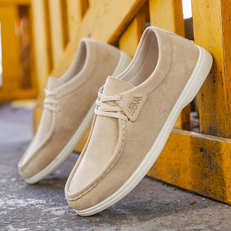 Men's Moc Toe Lace-Up Shoes
