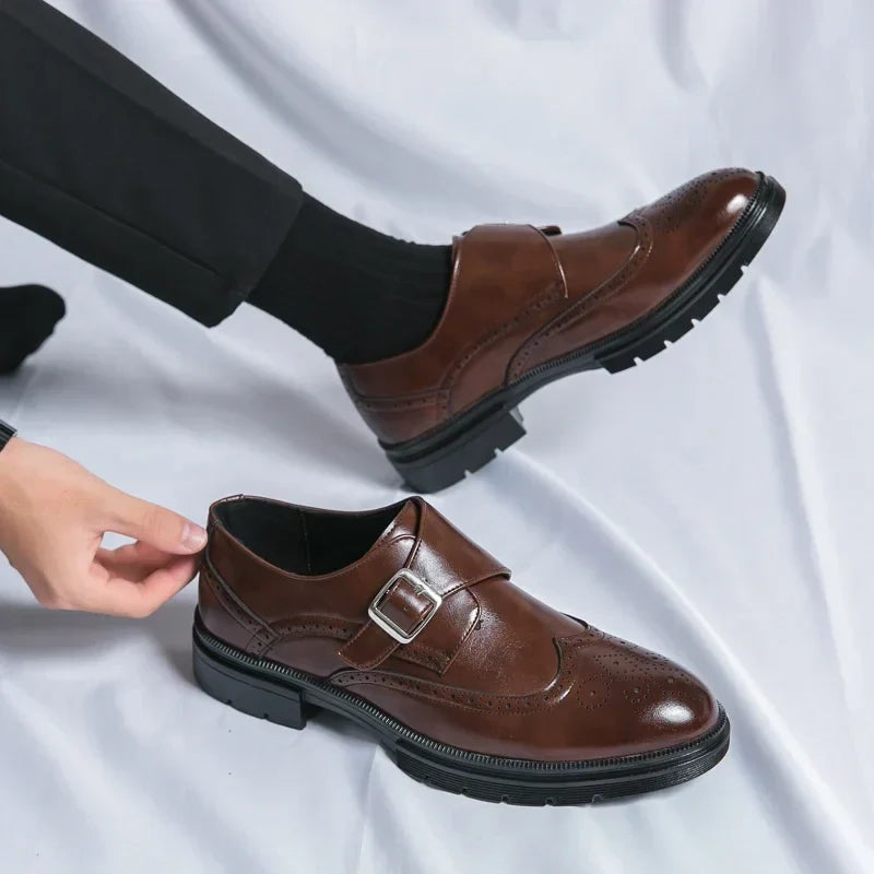 Men's Monk Strap Brogues