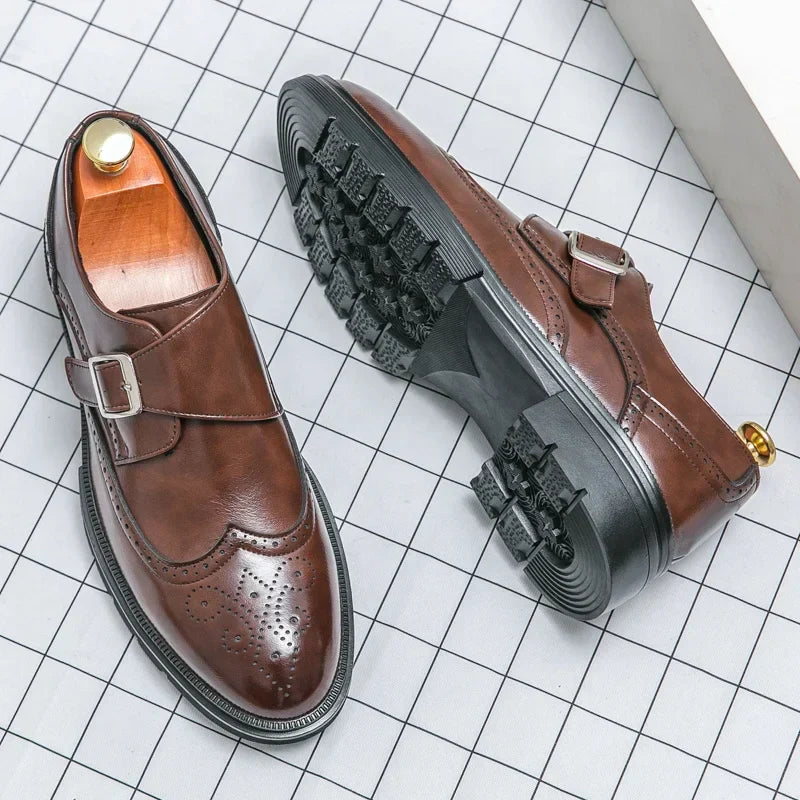 Men's Monk Strap Brogues