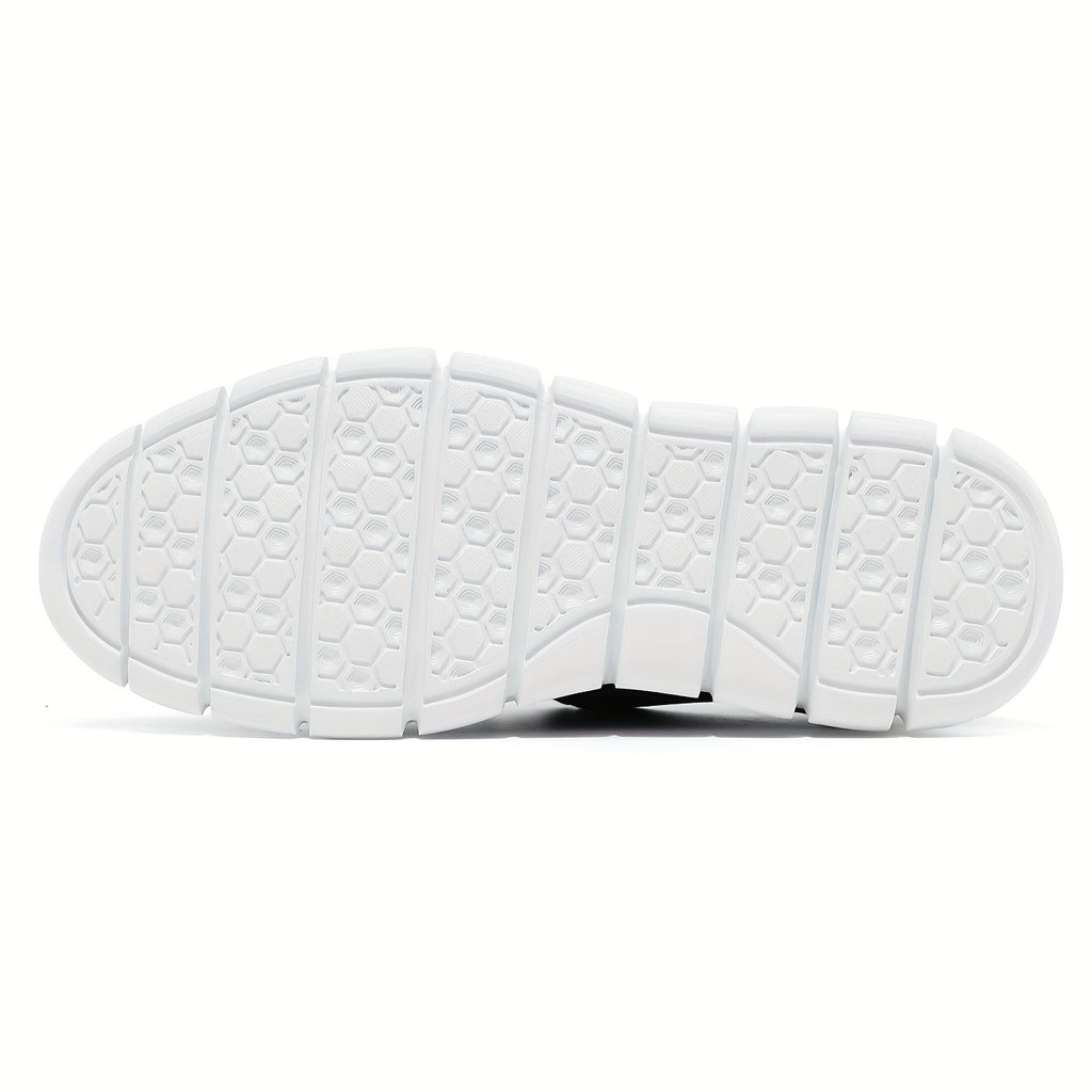 Men's Open-Knit Lace-Up Sneakers
