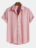 Men's Short Sleeve Button-Up Shirt