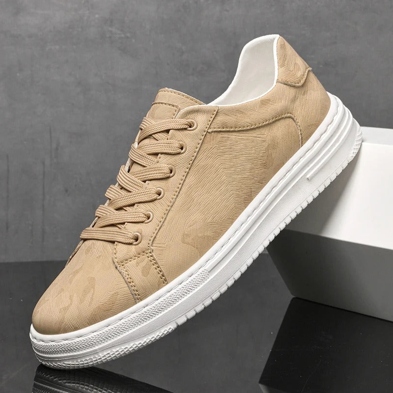 Men's Textured Court Sneakers