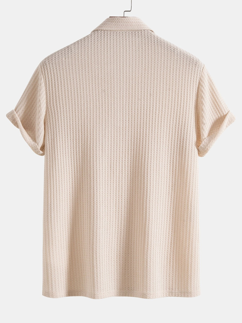 Men's Waffle Polo Shirt