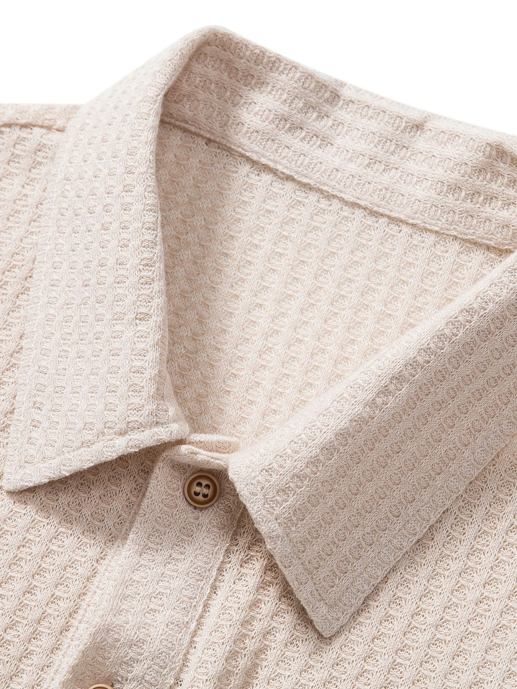 Men's Waffle Polo Shirt