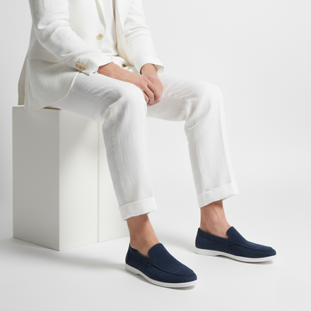 Mocassini uomo con cuciture