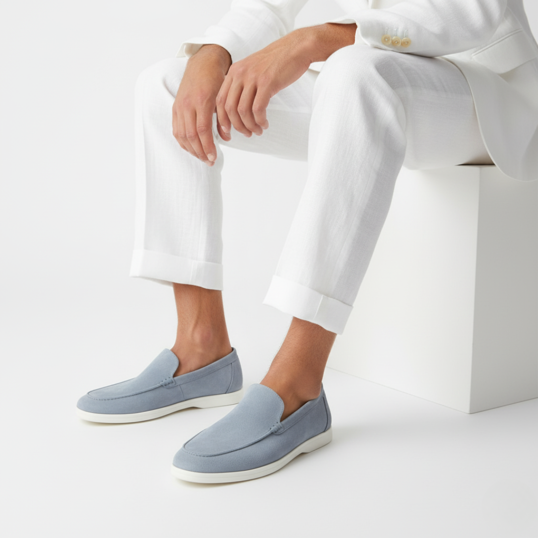 Mocassini uomo con cuciture