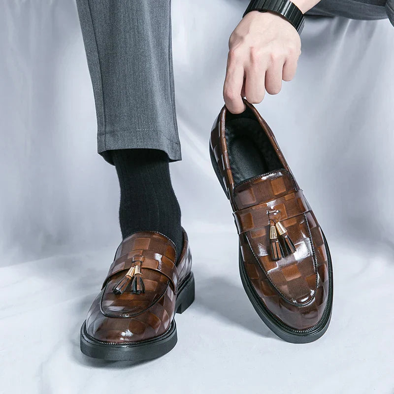 Mocassini uomo con nappine