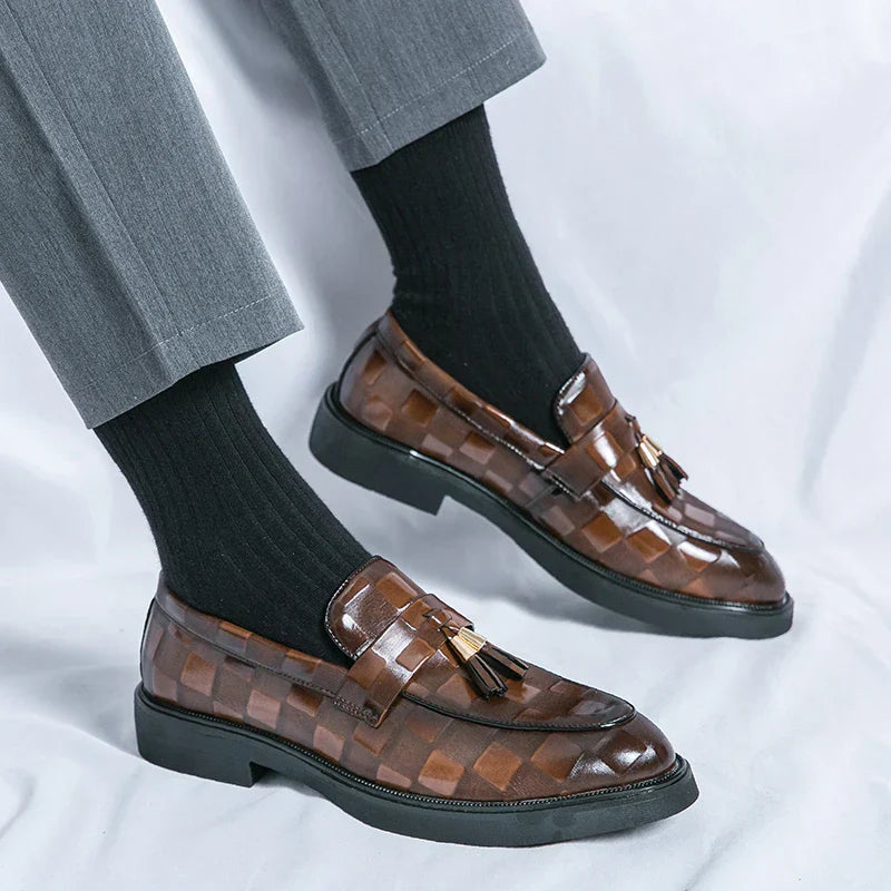 Mocassini uomo con nappine