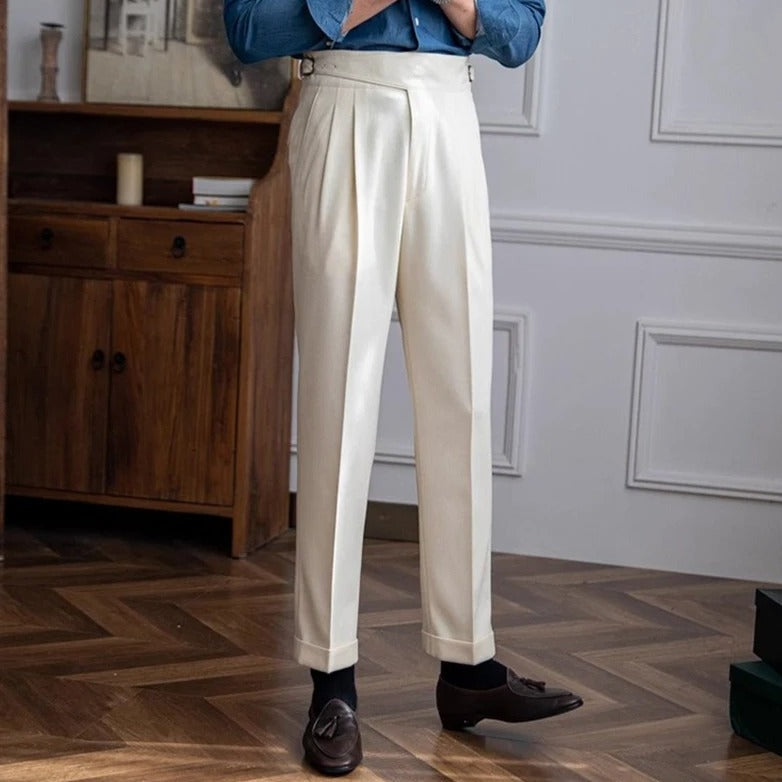 Pantaloni uomo a pinces