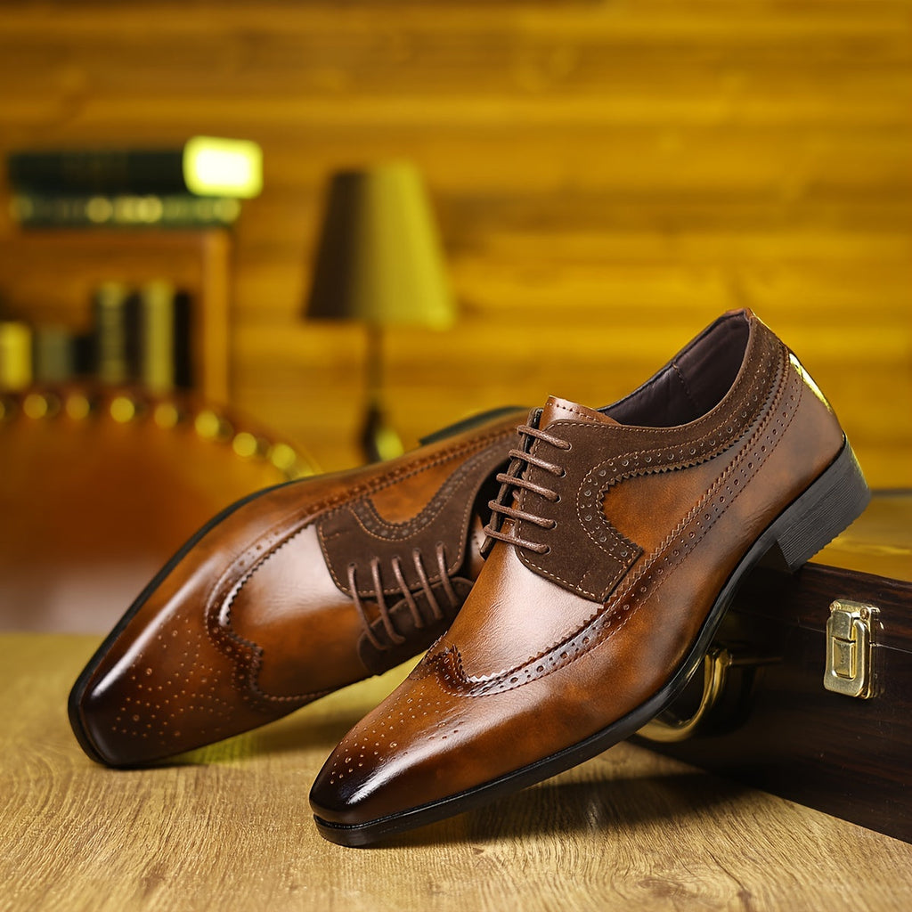 Men's Wingtip Brogue Shoes